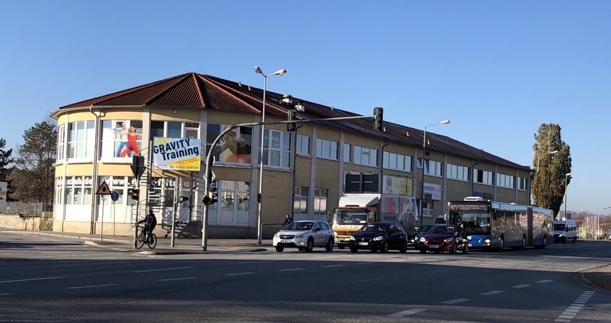 Fitnessstudio Pirna MK+ Eingang MK Fitnessclub in Pirna